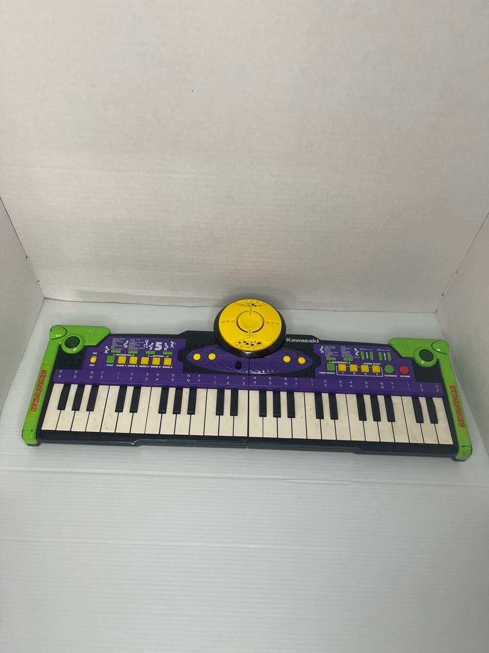 Vintage 1990s Kawasaki Dual Cool Keys Foldable Electronic Children's Keyboard